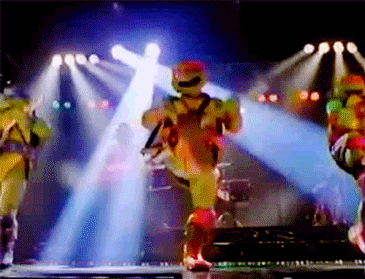 Ninja Turtles live in concert.