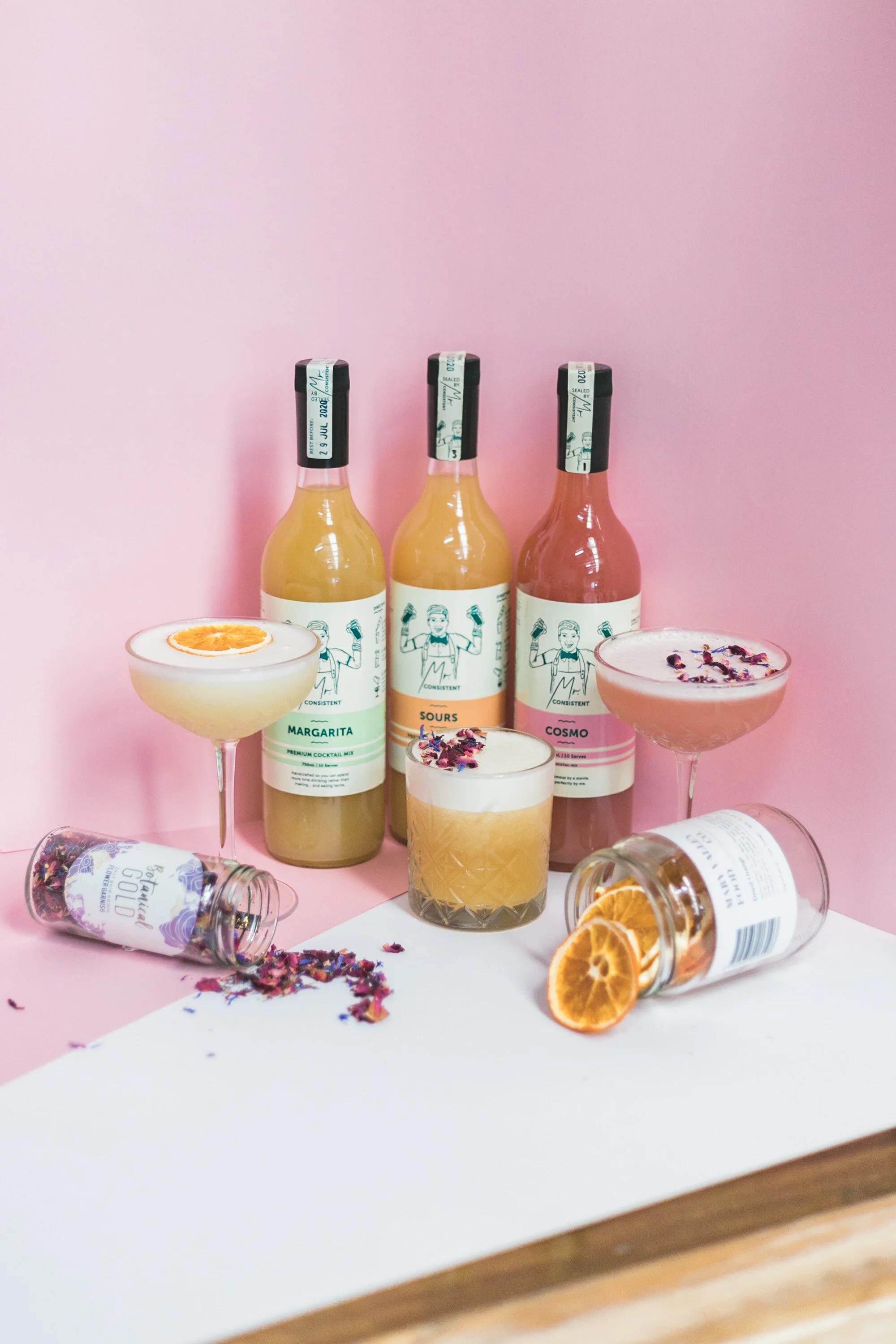 Mr Consistent Cocktail Mixers — Brit Creative Studio