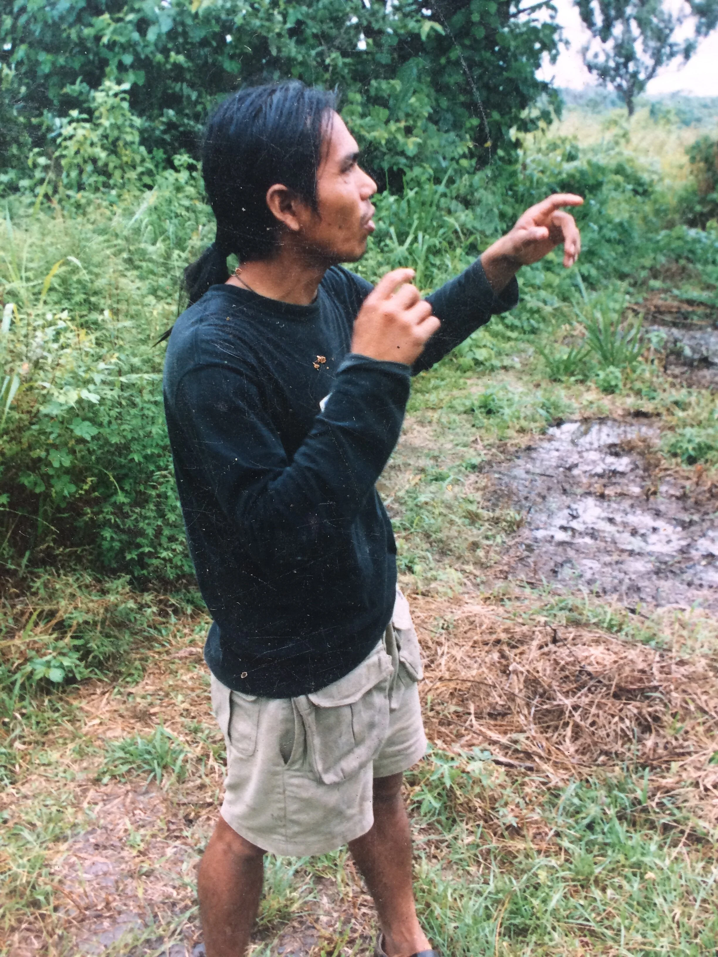 Wish, mon chaman shipibo, quand il était plus jeune.