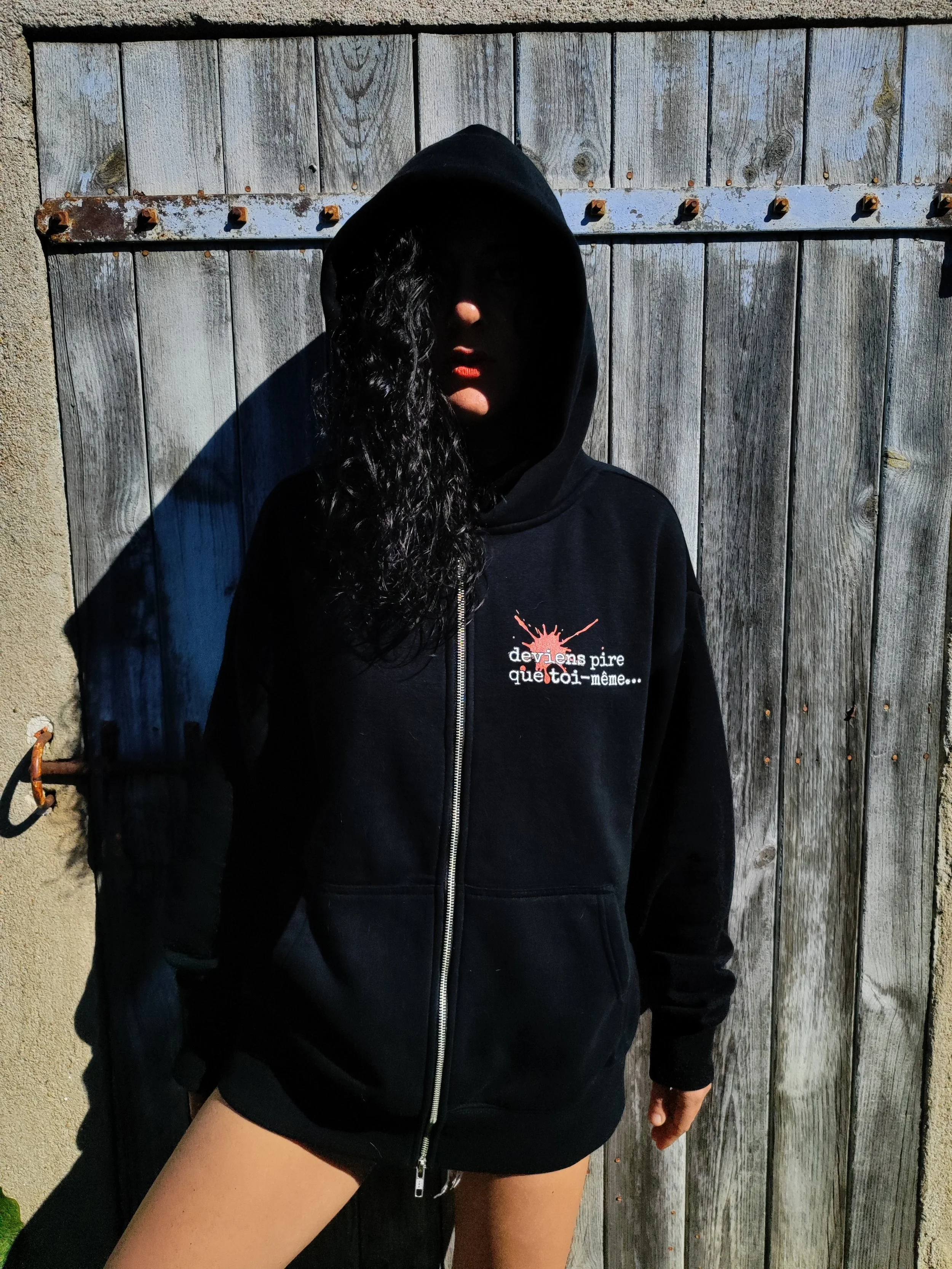 Big hoodie oversized desperados Zoë Hababou
