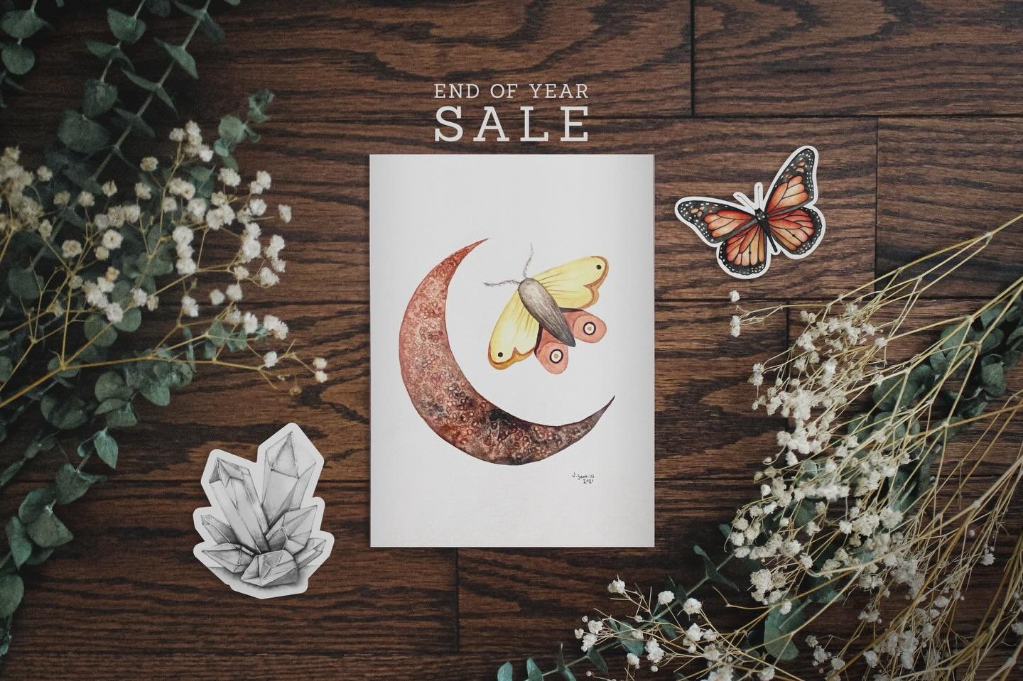 ✨END OF YEAR UPDATE ✨

This is the only time of year my original watercolor paintings are available outside of my in-person markets / mystery mailers so take advantage while you can. Listings are only live for a few more weeks! 

An original painting