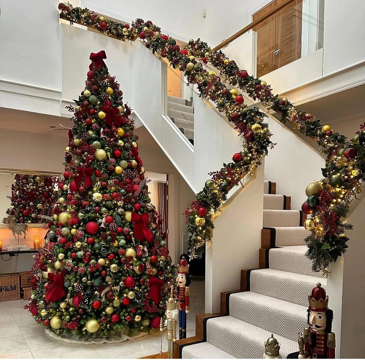 Christmas Tree and Stairs
