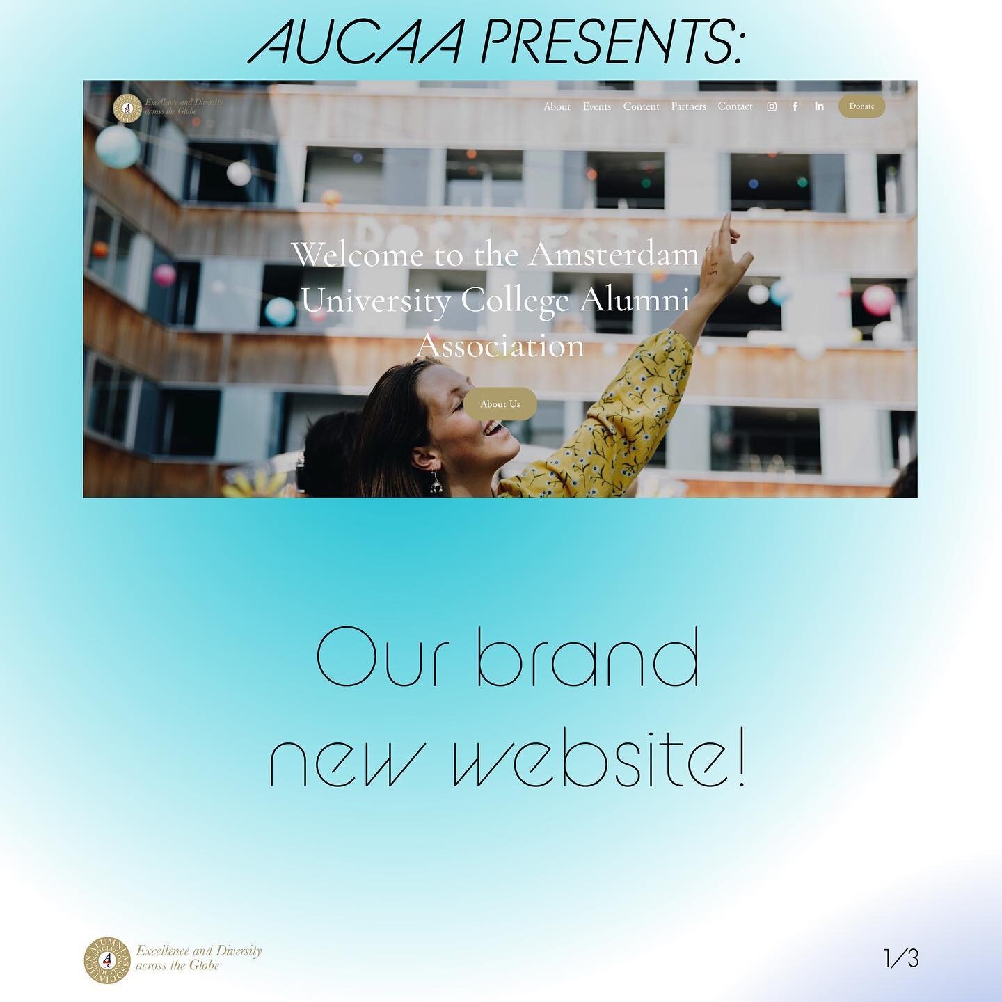 Check out the AUCAA&rsquo;s brand new website! www.auc-aa.com is live RIGHT NOW! 💛✨📱

#AUCAA