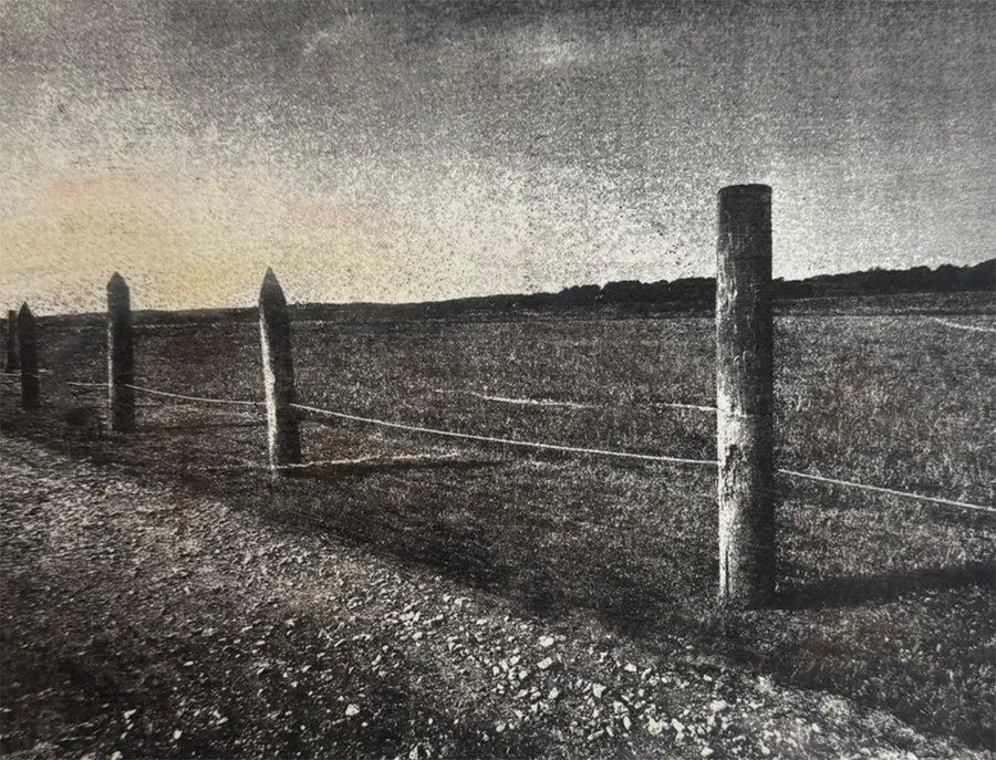 Moreness - Paper Lithograph and Mixed Media - 8" x 10.5”