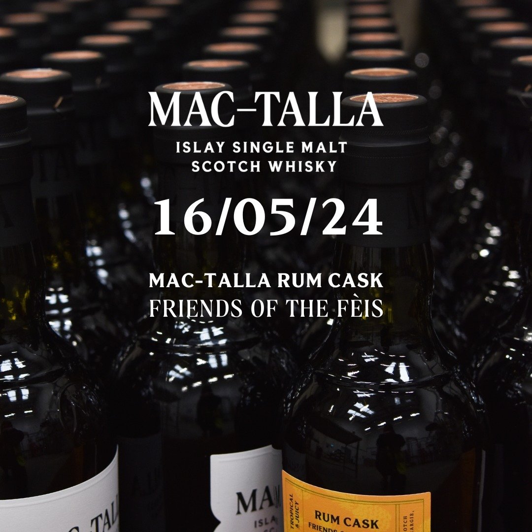 🥃16/05/24🥃⁠
⁠
Save the date. From the 16th May, Mac-Talla Rum Cask will start appearing on shelves at select retailers within the UK.⁠
⁠
Set your alarms to make sure you get one!⁠
-⁠
-⁠
-⁠
-⁠
-⁠
#islay #mactalla #scotch #whisky #whiskey #maritime #