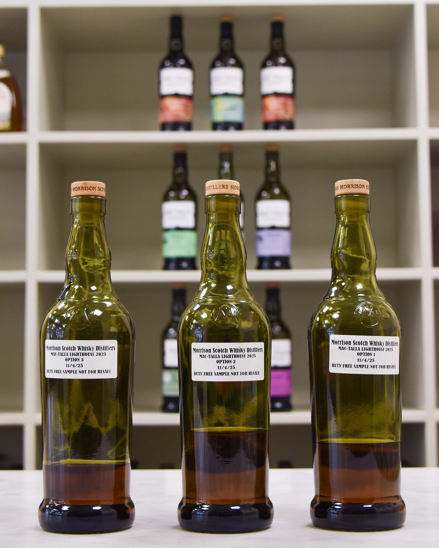 Mac-Talla Lighthouse 2025 liquid selection is well under way!🥃

Today our team and Lighthouse partners sat down to try and taste different options for our next lighthouse exclusive🥃.

Any guesses on the cask make up of these?