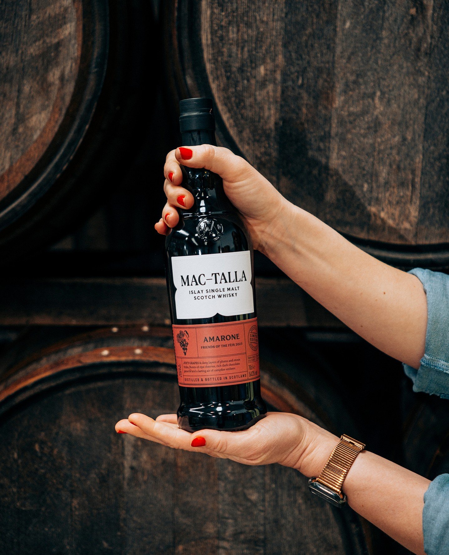 Wanting to delve into some cask info on our latest limited edition?🍇⁠
⁠
This bold, maritime spirit is matured in 1st fill Amarone della Valpolicella wine casks&mdash;some of Italy&rsquo;s most iconic, opulent reds.🍷⁠
⁠
As a result, Mac-Talla Amaron