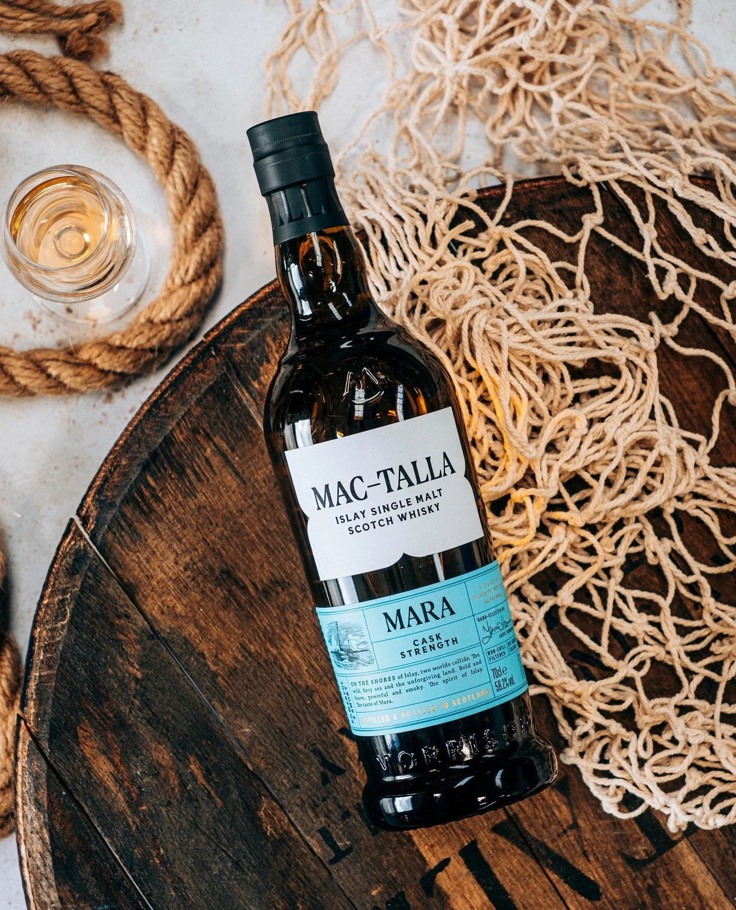 On the shores of Islay, two worlds collide. The wild fiery sea and the unforgiving land. Bold and brave, powerful and smoky. The spirit of Islay. The taste of Mara🥃⁠
-⁠
-⁠
-⁠
-⁠
-⁠
#islay #mactalla #scotch #whisky #whiskey #maritime #terra #mara #st
