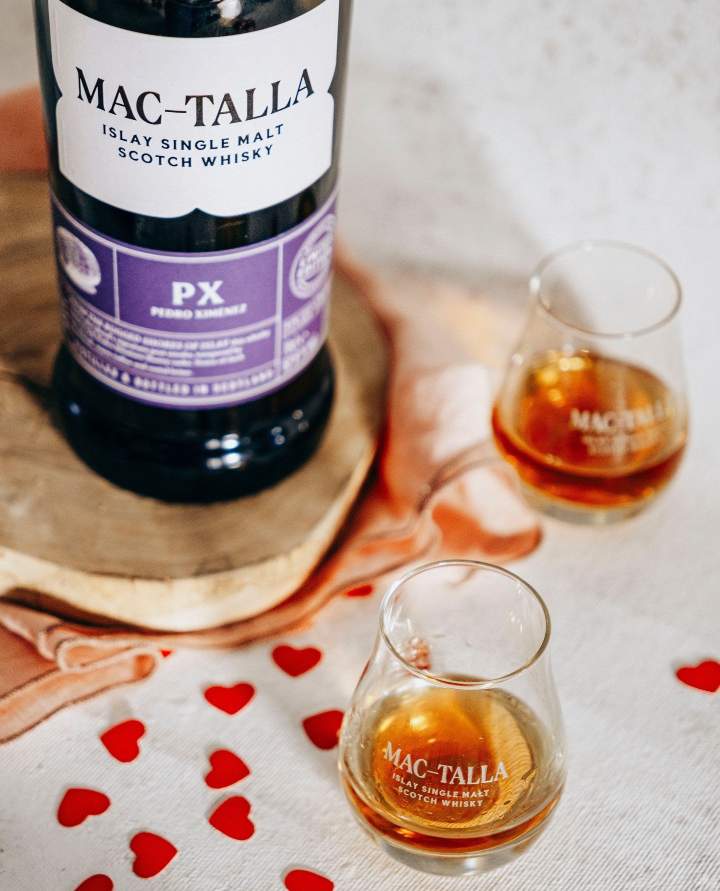 Make your valentines day sweeter with a bottle of our new limited edition Mac-Talla PX ❤️🍫⁠
⁠
-⁠
-⁠
-⁠
-⁠
-⁠
#islay #mactalla #scotch #whisky #whiskey #maritime #terra #mara #strata #flora #islaywhisky #islaypeat #mactallawhisky #journeyoftaste #tas