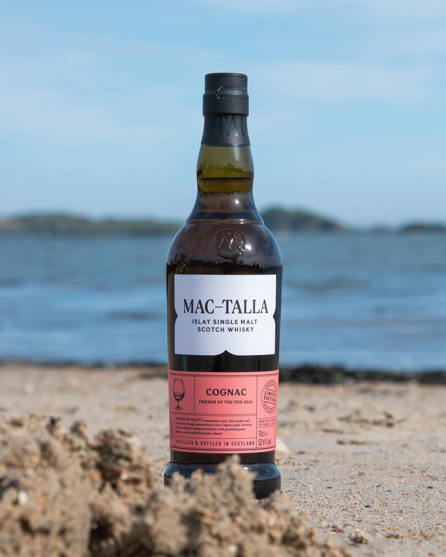 In celebration of Feis &Igrave;le, we have a new limited edition arriving in just a few weeks.🥃⁠
⁠
Delicately peated spirit, beginning its life in first fill bourbon, then finished for a further two years in Cognac casks, building rich, layered char