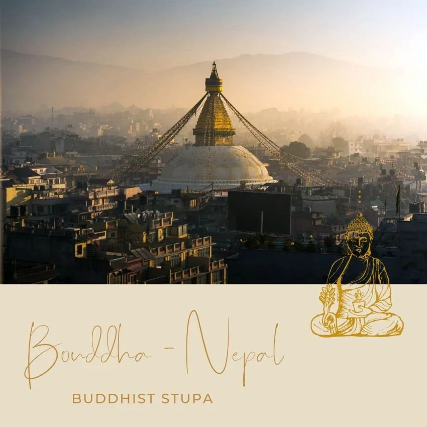 Buddhist stupa of Bouddhanath in Kathmandu - Nepal