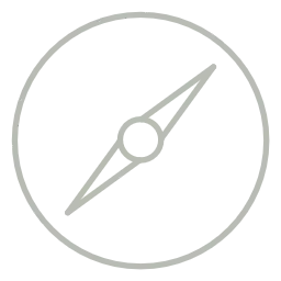 Icon of compass to represent Life and Career Coaching
