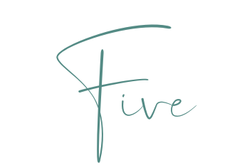 Handwritten five