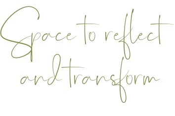 Calligraphy space to reflect and transform