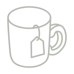 Icon of cup to represent safety of therapy