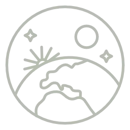 Icon of world-wide globe to represent living abroad