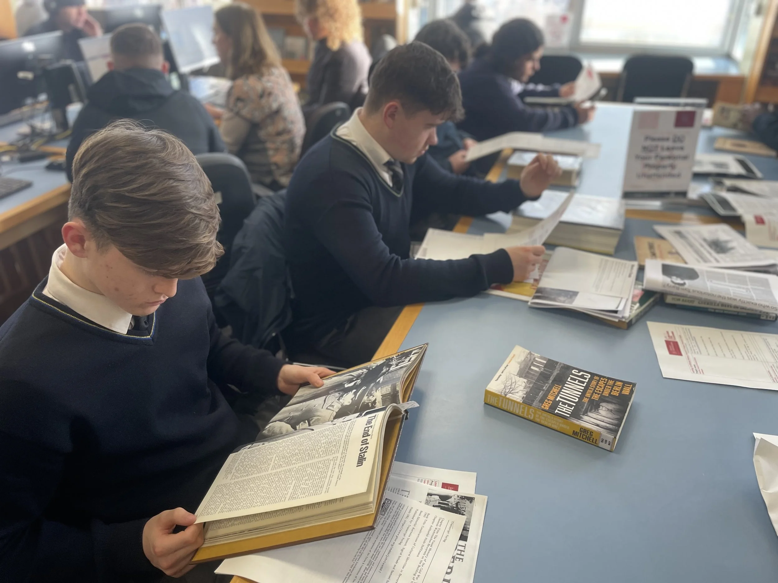 Research Underway For Leaving Cert History Projects 📚