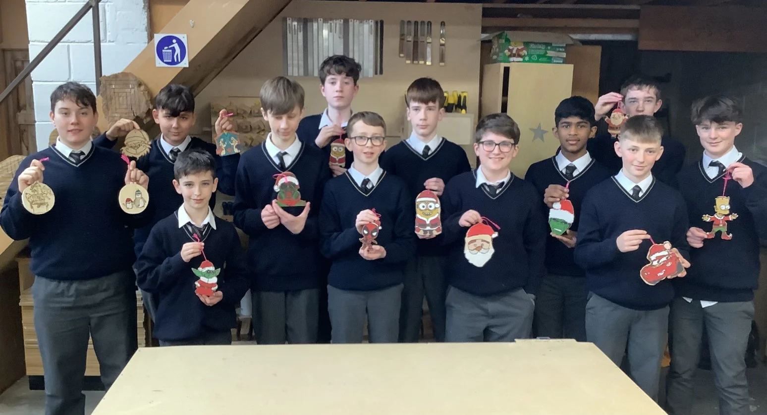 Festive Decorations From Yr1 Wood Technology Class 🎄