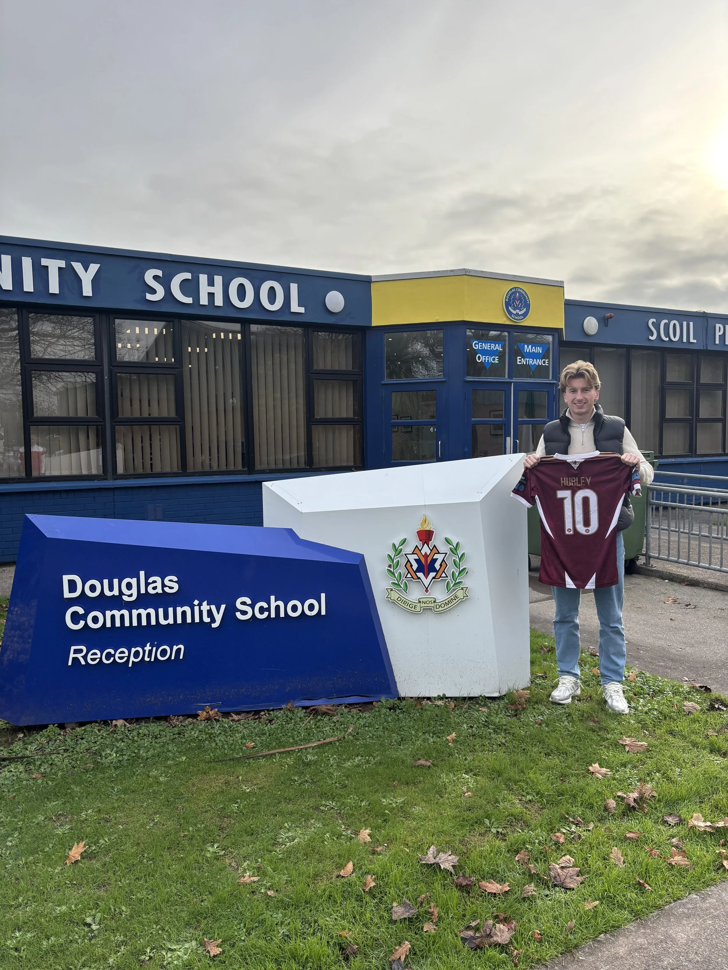 Past Pupil and Galway United FC Star Visit