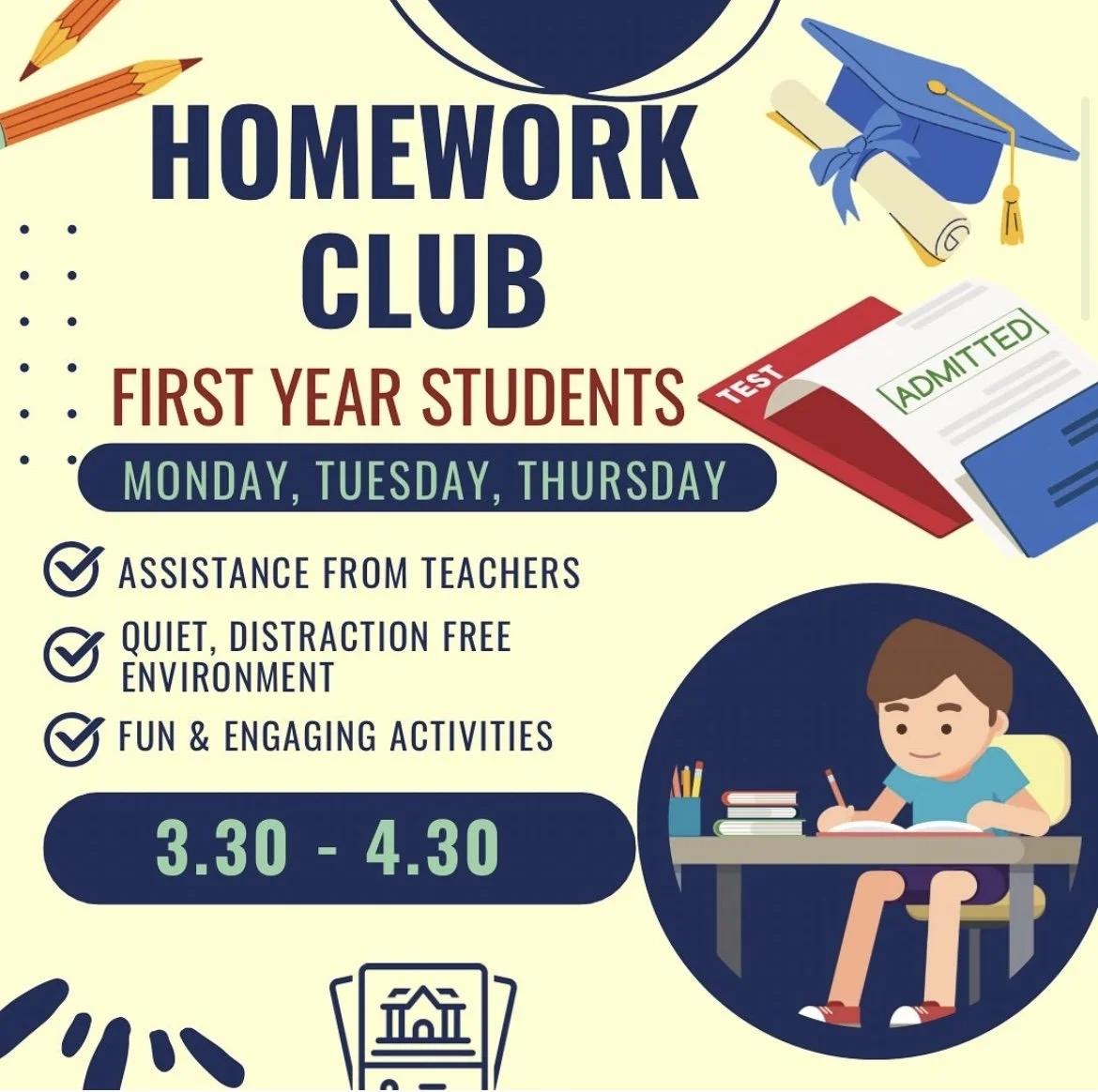 Homework Club Is Back 📚