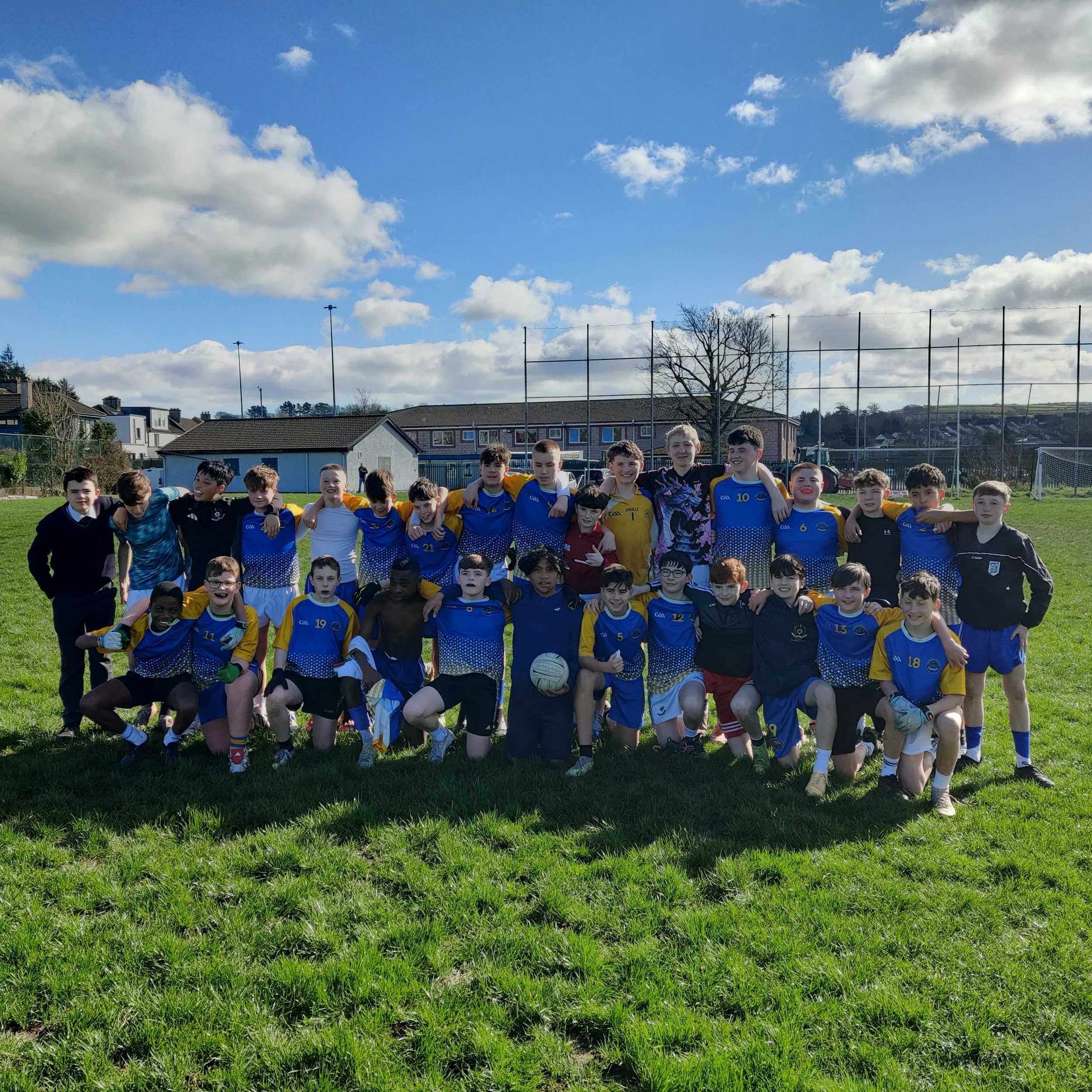 County Semi-Final Win For 1st Yr Gaelic Football Team 