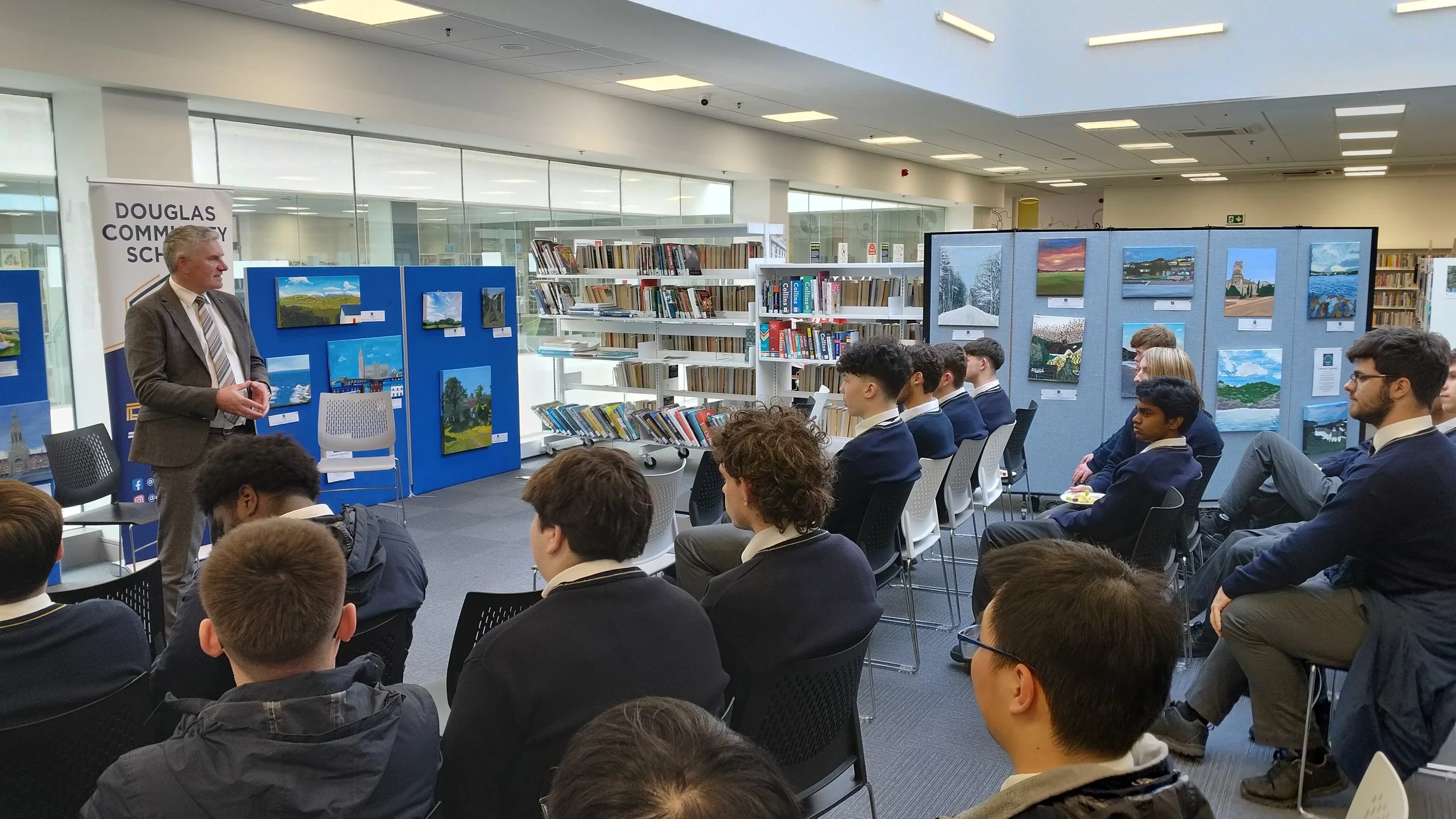 Visit DCS Art Display Entitled “A Moment Captured” in Douglas Library