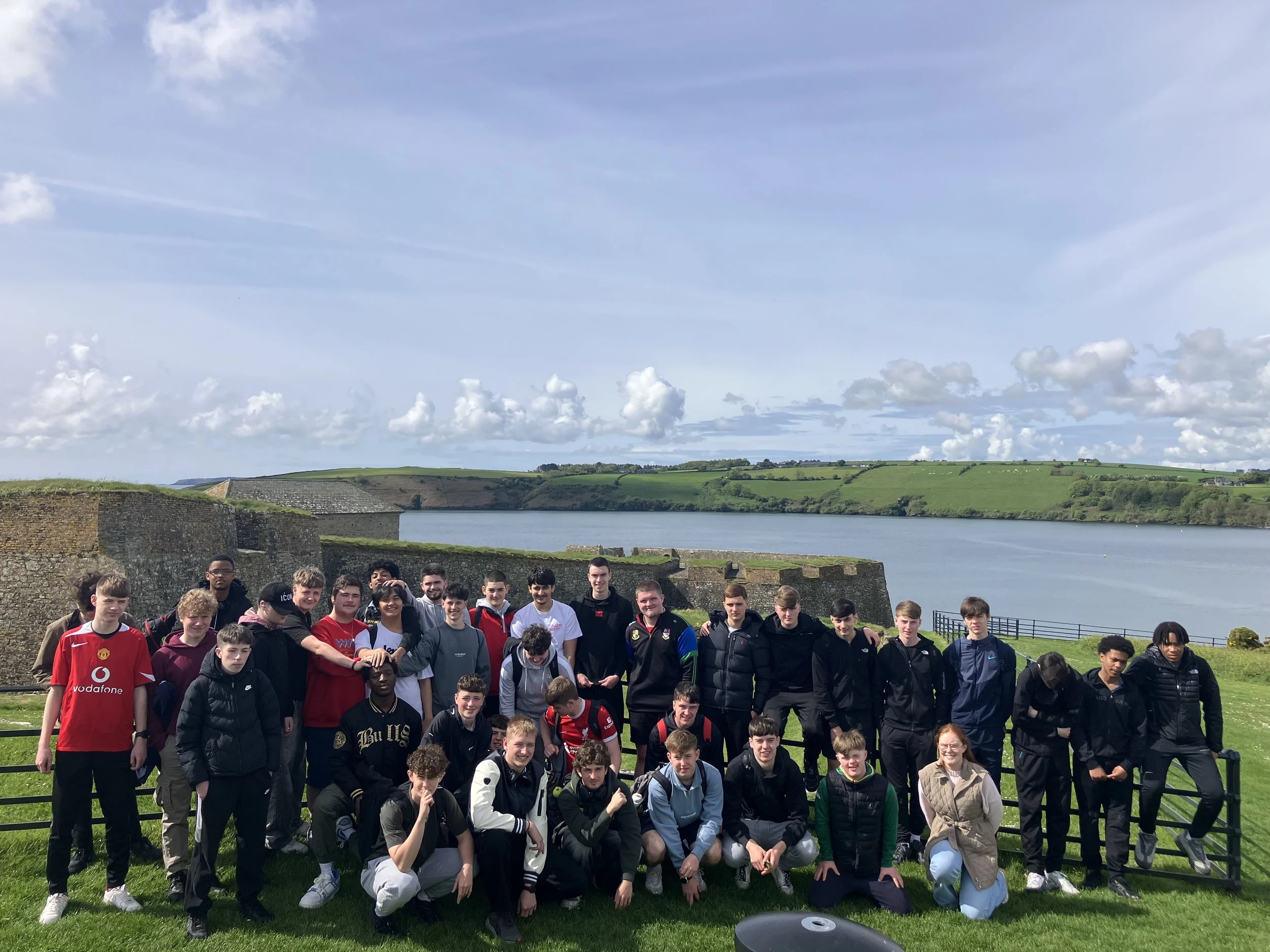 TY Students Step Back In Time At Charles Fort