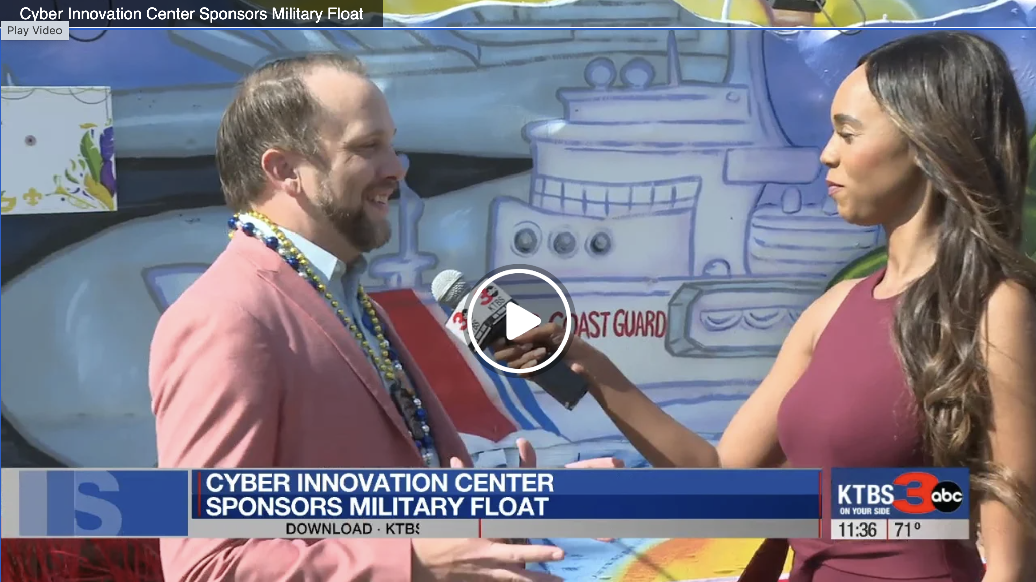 Cyber Innovation Center and Krewe of Gemini Extend Invitation to Local Military Personnel to Ride in Mardi Gras Parade