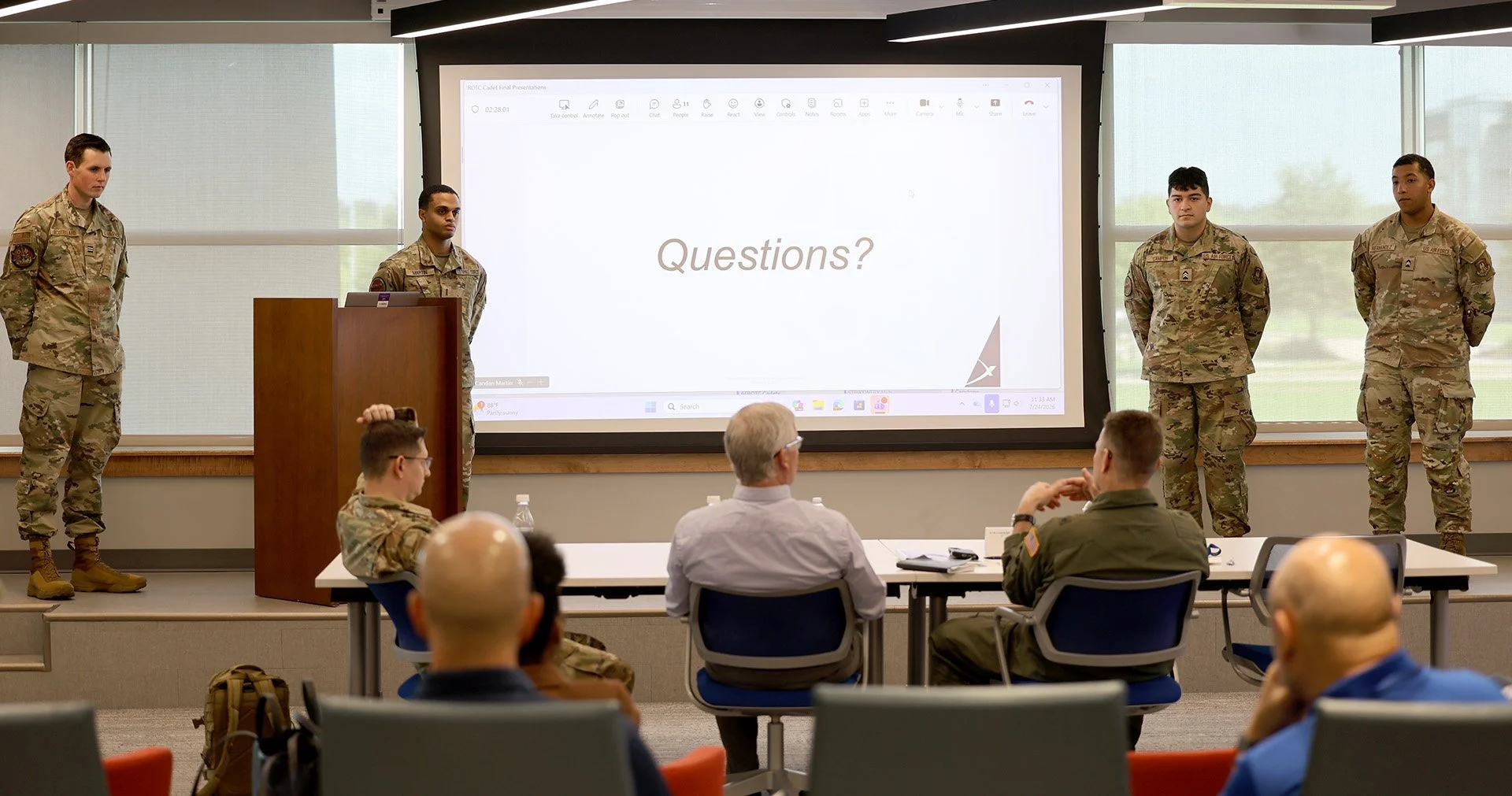 ROTC Cadets government collaboration delivers results on UAS threat analysis
