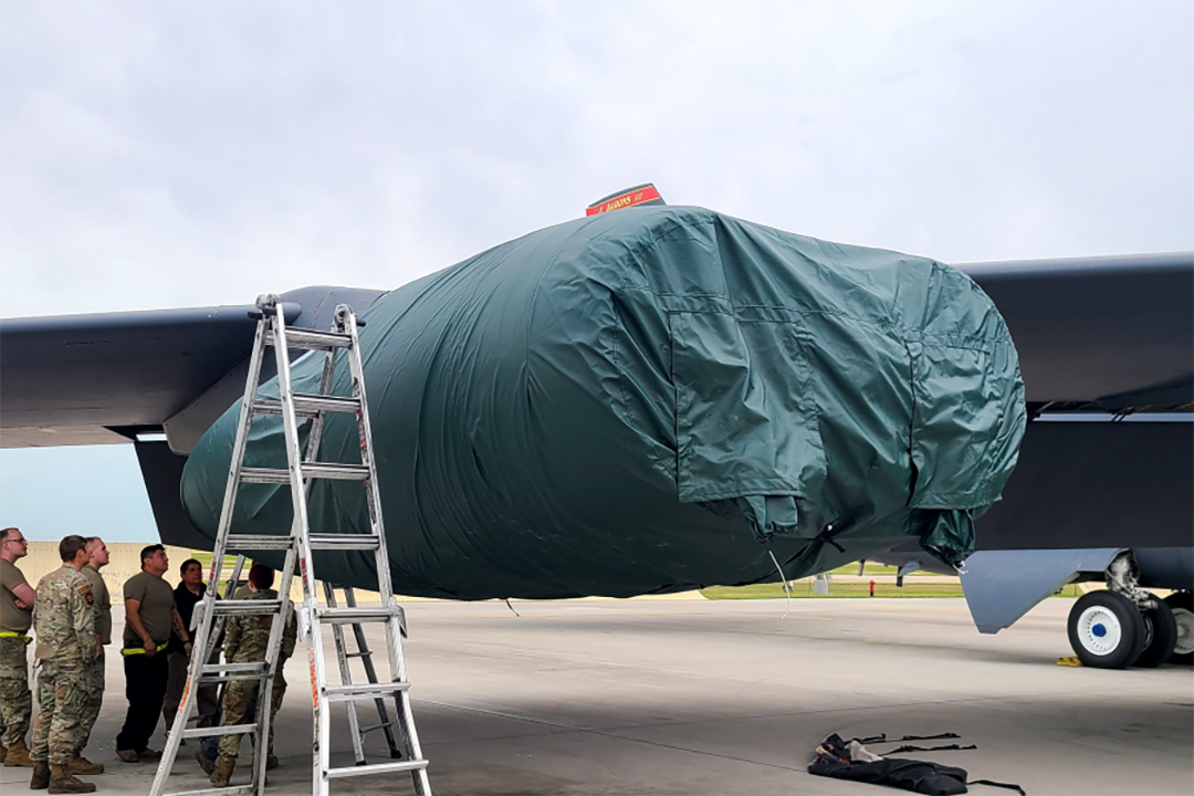 Defense tech covers B-52 wing