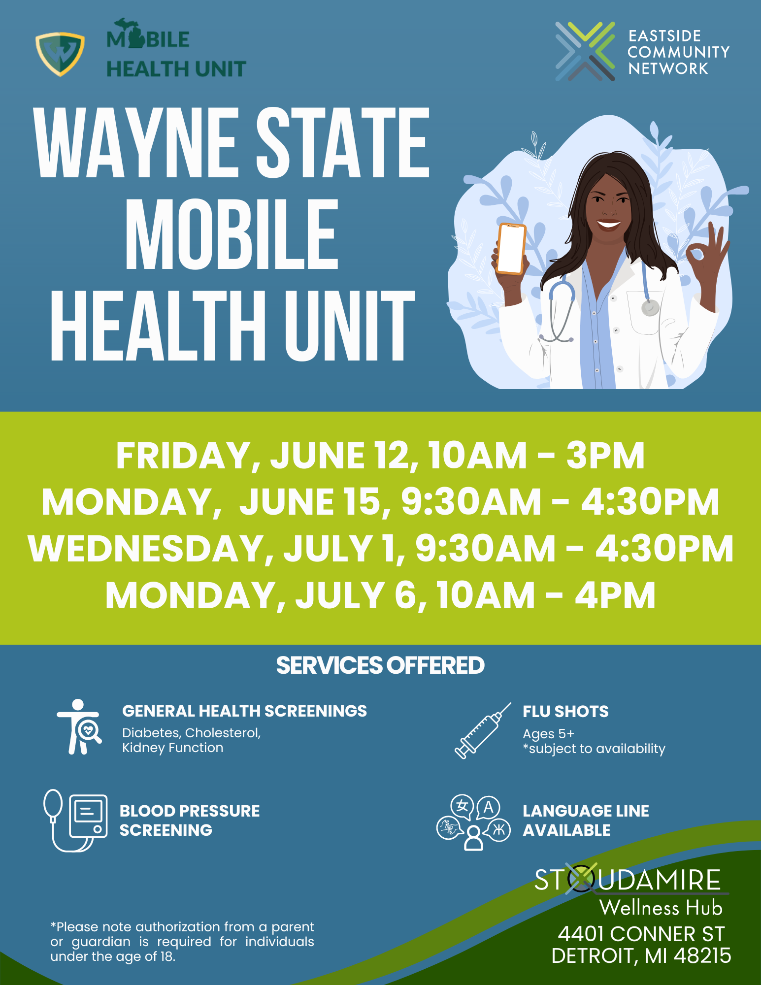 Wayne State Mobile Health Unit