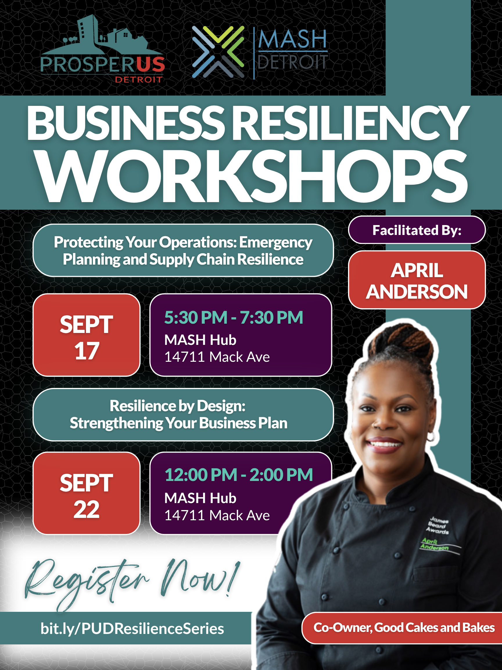 ProsperUs Detroit x MASH Detroit: Business Resiliency Workshop Series
