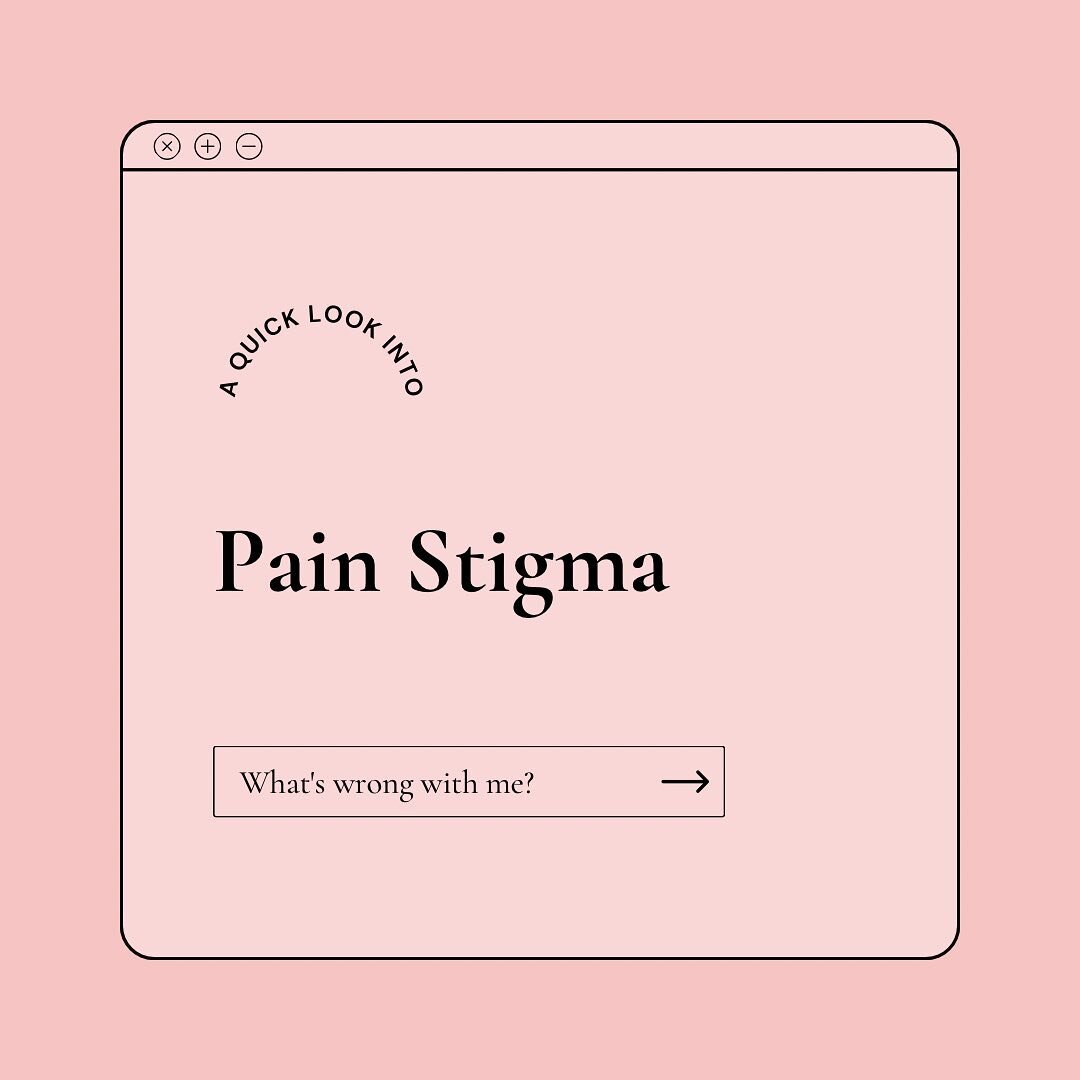 &ldquo;Stigma is a mark of shame, disgrace or disapproval that results in an individual being rejected and excluded from participating in a number of different areas of society&rdquo; - WHO

Because pain is invisible and subjective, people are not us