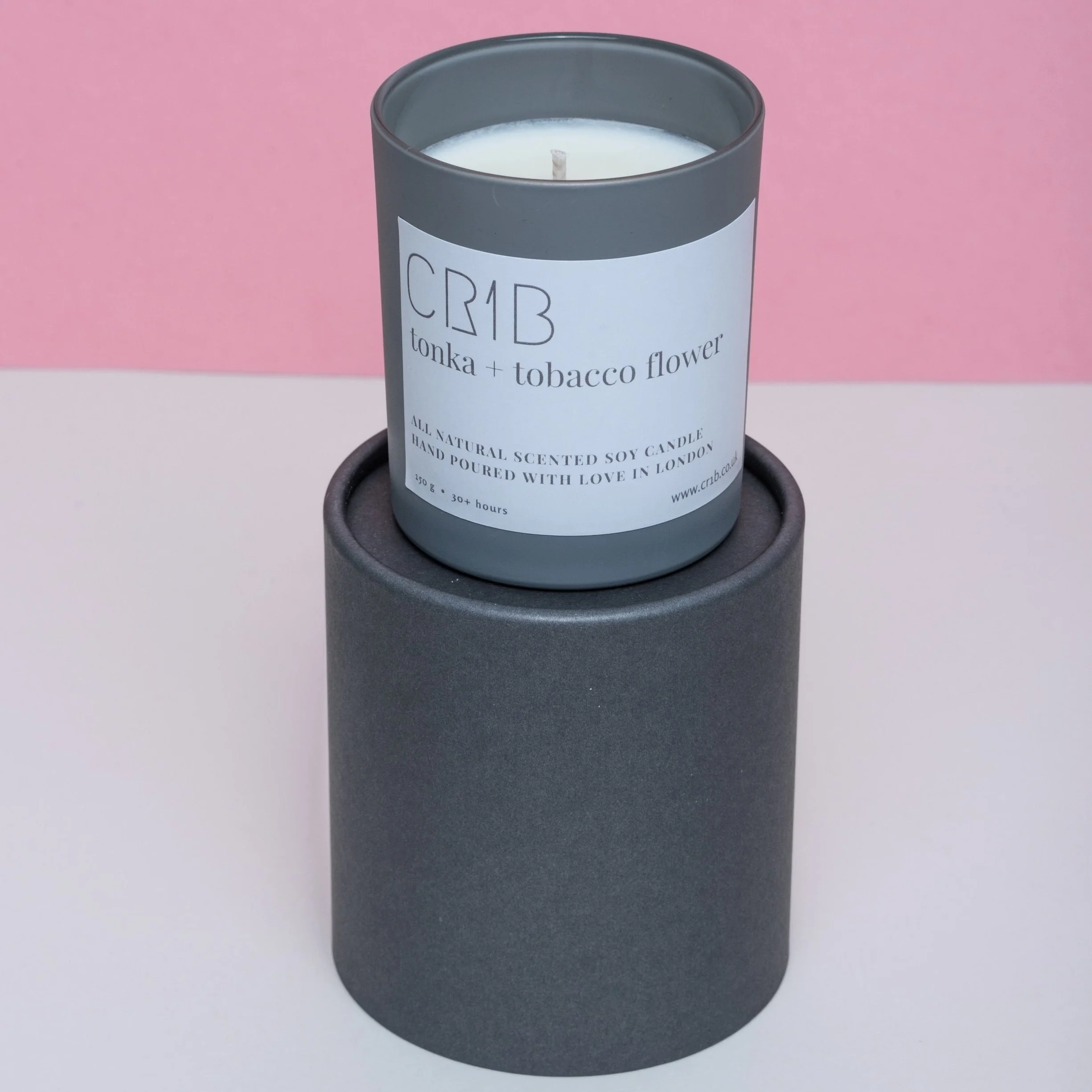 TONKA + TOBACCO FLOWER CANDLE — CR1B