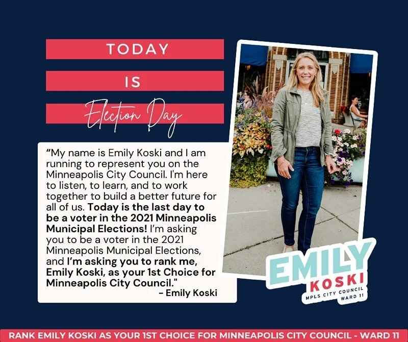 Emily Koski for Minneapolis City Council Ward 11