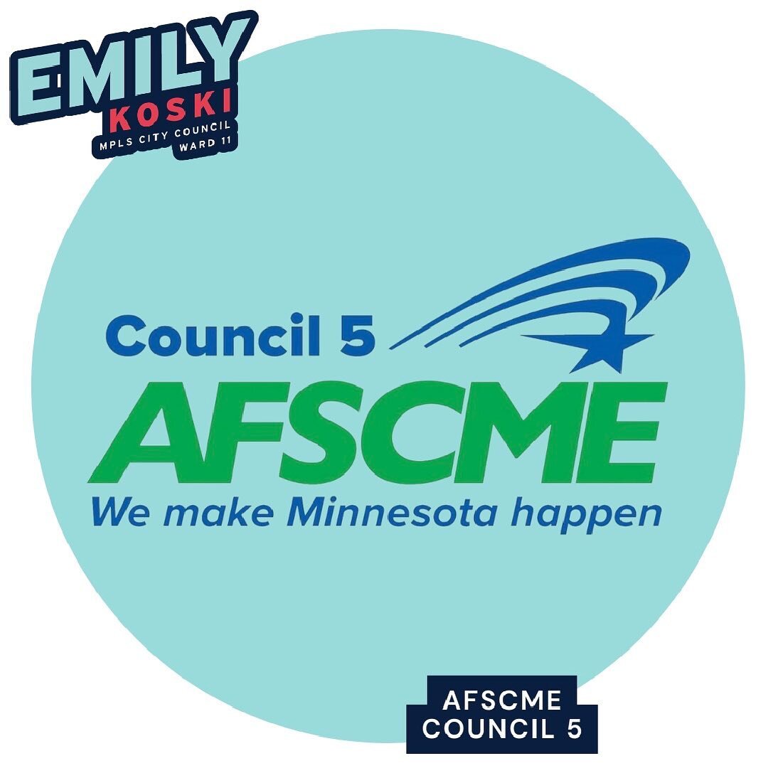 Hey Ward 11! I am honored to announce that I have been endorsed by AFSCME Council 5! As a Council Member, I am committed to advocating for excellence in public services, dignity in the workplace, and opportunity for all workers. Thank you AFSCME Coun