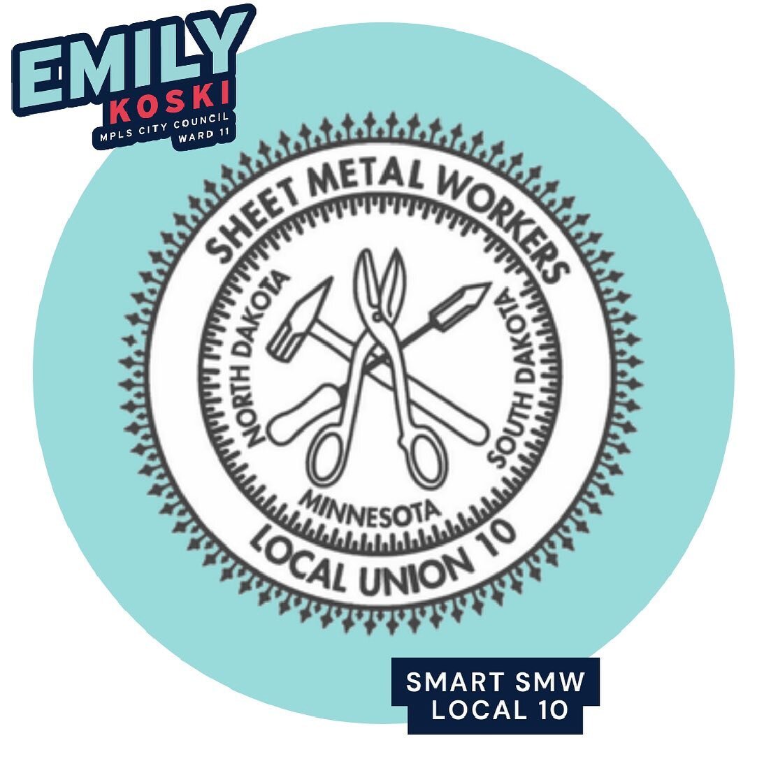 I&rsquo;m excited to have the endorsement of SMART SMW Local 10 Union - their hard work and dedication to our community is truly invaluable. Together, we will continue to fight for a better future for all.