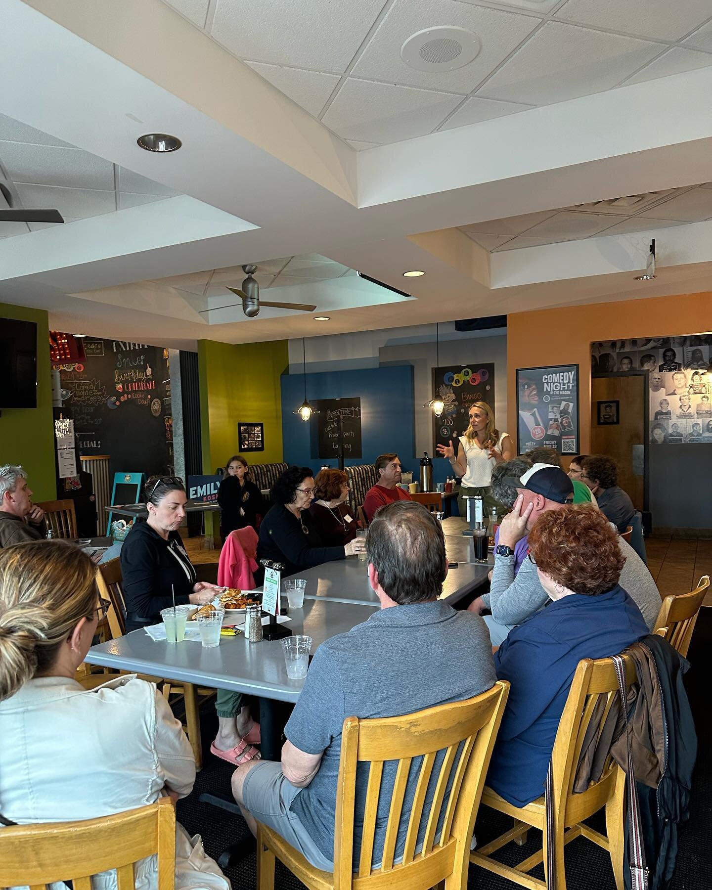 We had a fantastic turnout at our delegate meet and greet event today at Patty Wagon - thank you to all who came out! It was wonderful to connect, answer your questions, and hear your thoughts on the issues that matter most. Can't wait to see you all