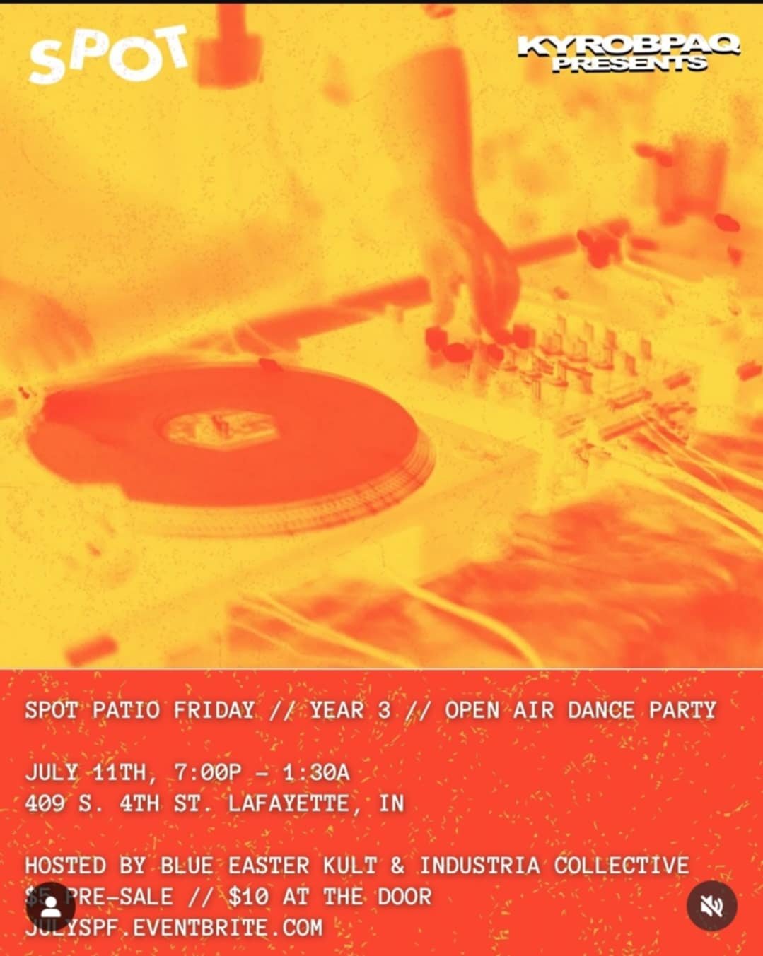 Spot Patio Friday
