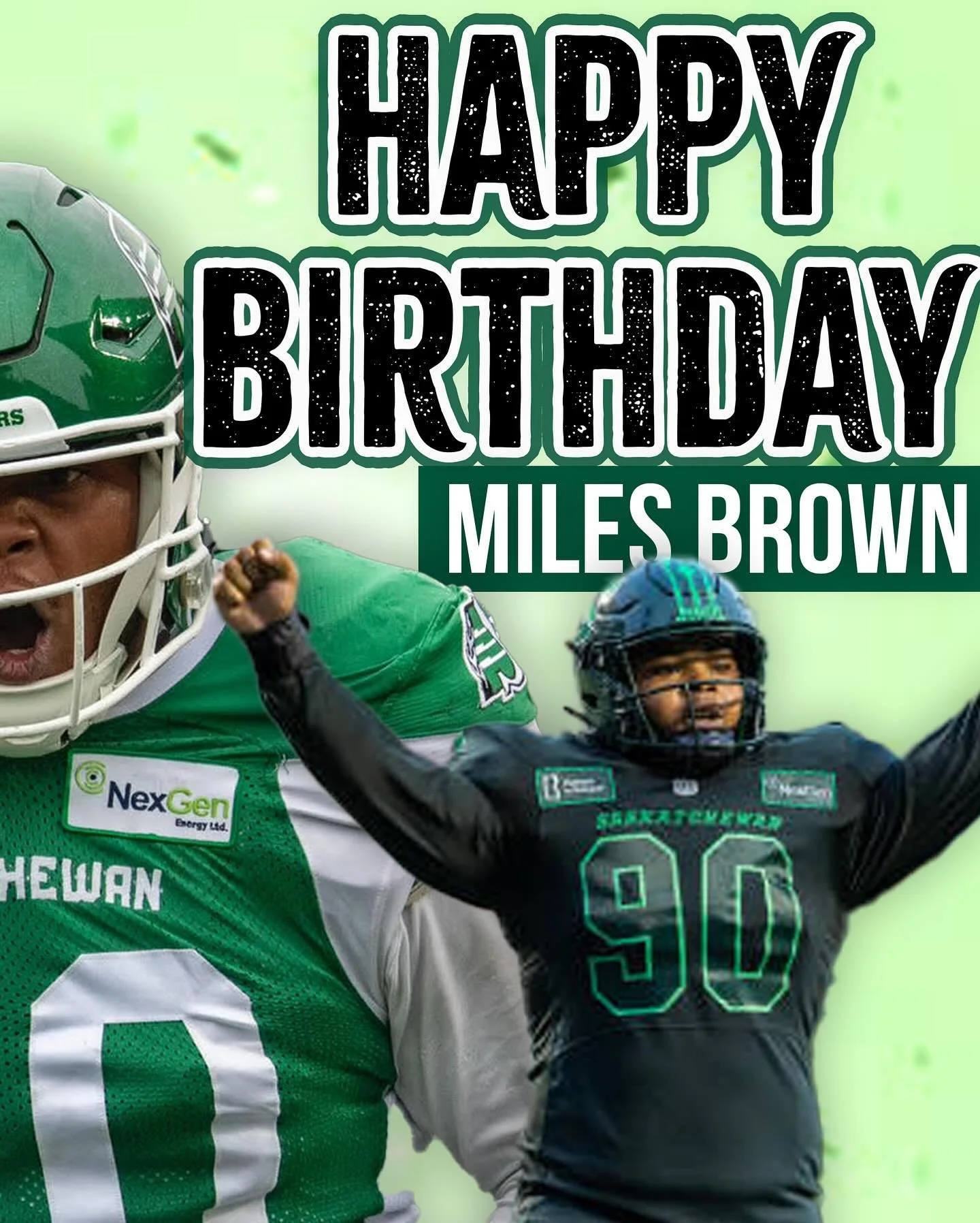 Happy Birthday to the mani, the athlete and the philanthropist @b90mil. Your Lady Lib team prays you have many more great years ahead. @nfl  @cfl @sskroughriders @azcardinals @titans @detroitlionsnfl @woffordcollege  #nflagent #NFL #CFL #XFL #UFL #US