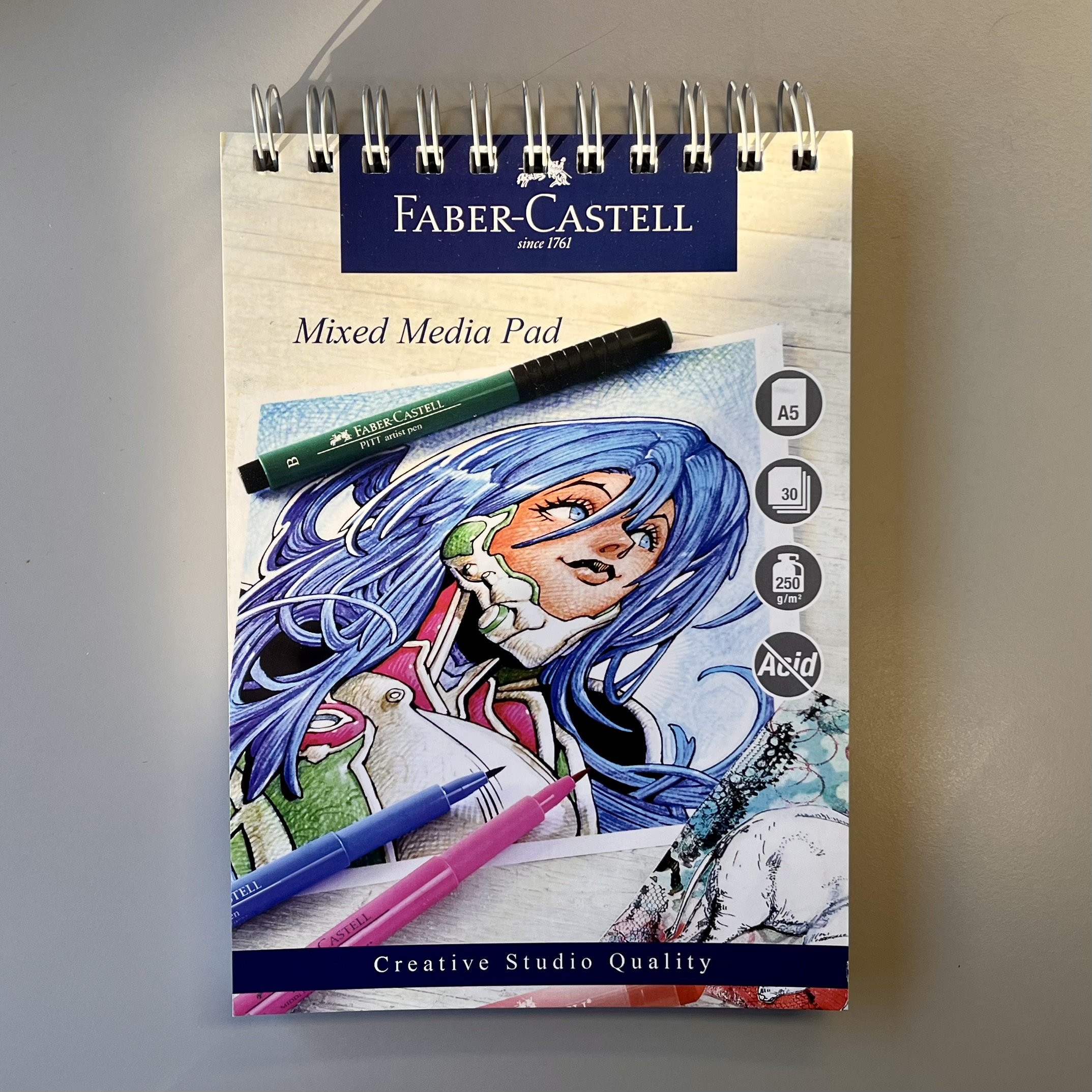 Faber-Castell Mixed Media Pad Creative Studio A5 250gsm 30 Sheets.jpg