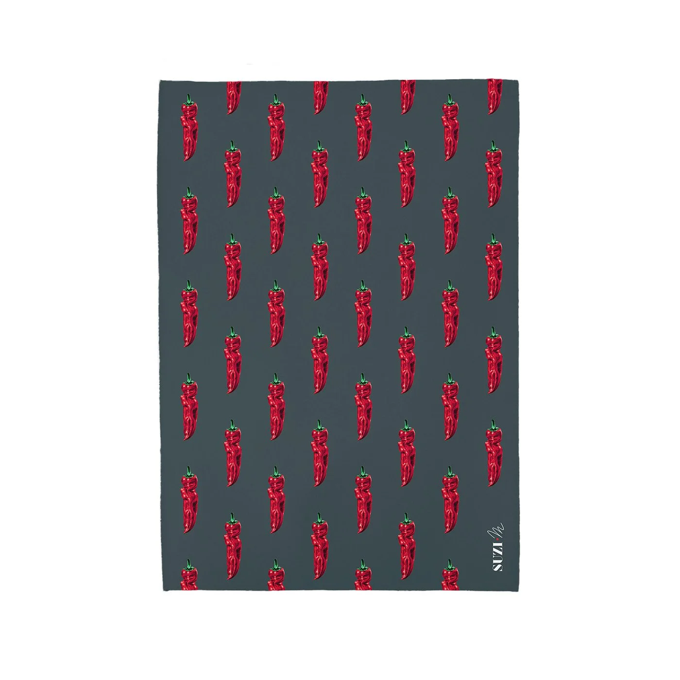 Suzi-M-Pepper-Dark-green-red-pattern-Tea-towel.jpg