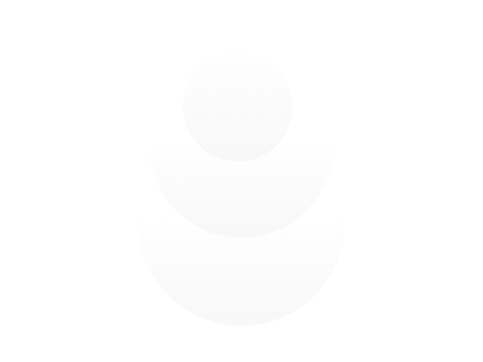 Black background with white circle and abstract geometric shapes.