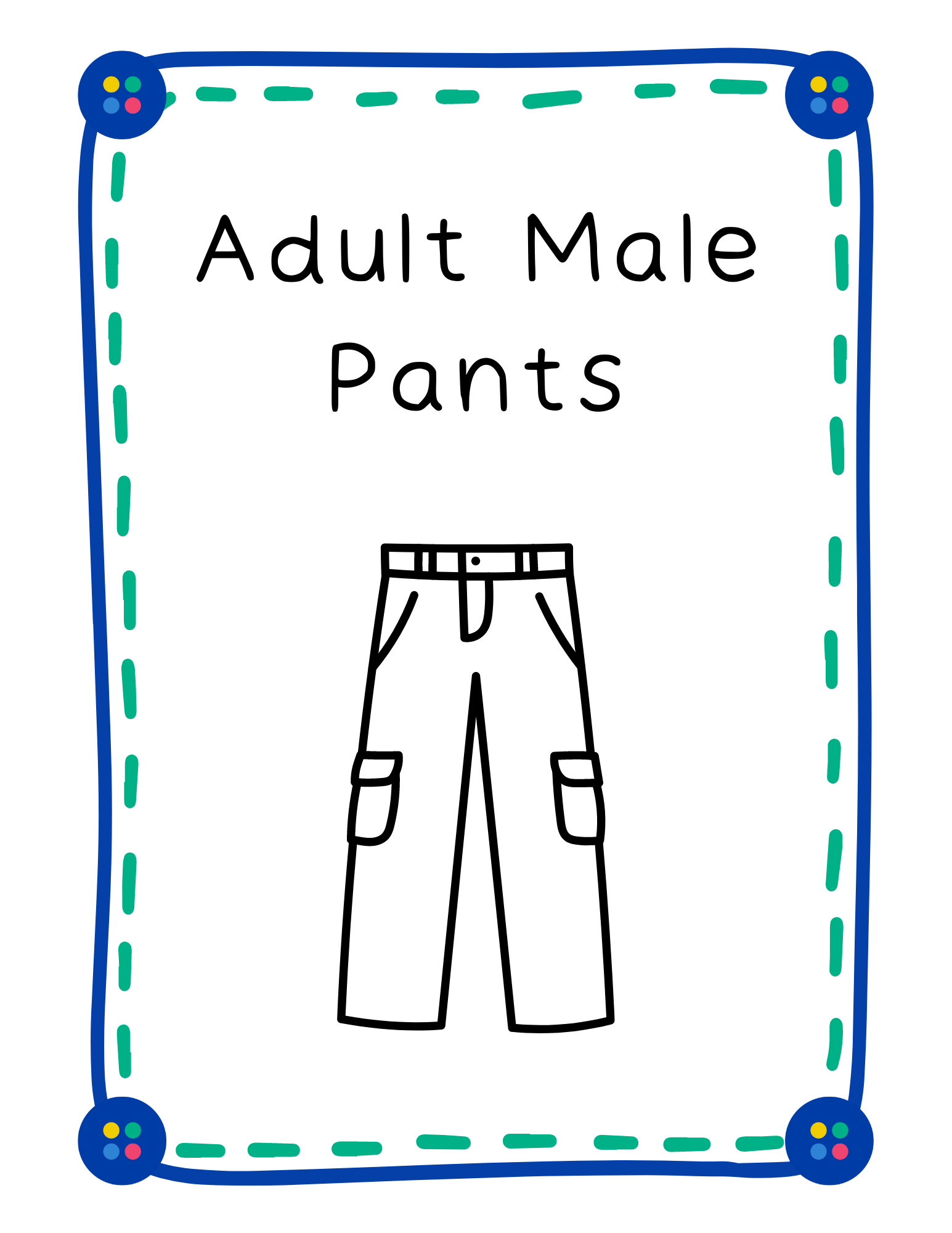 Adult Male Non-Uniform Pants - DP