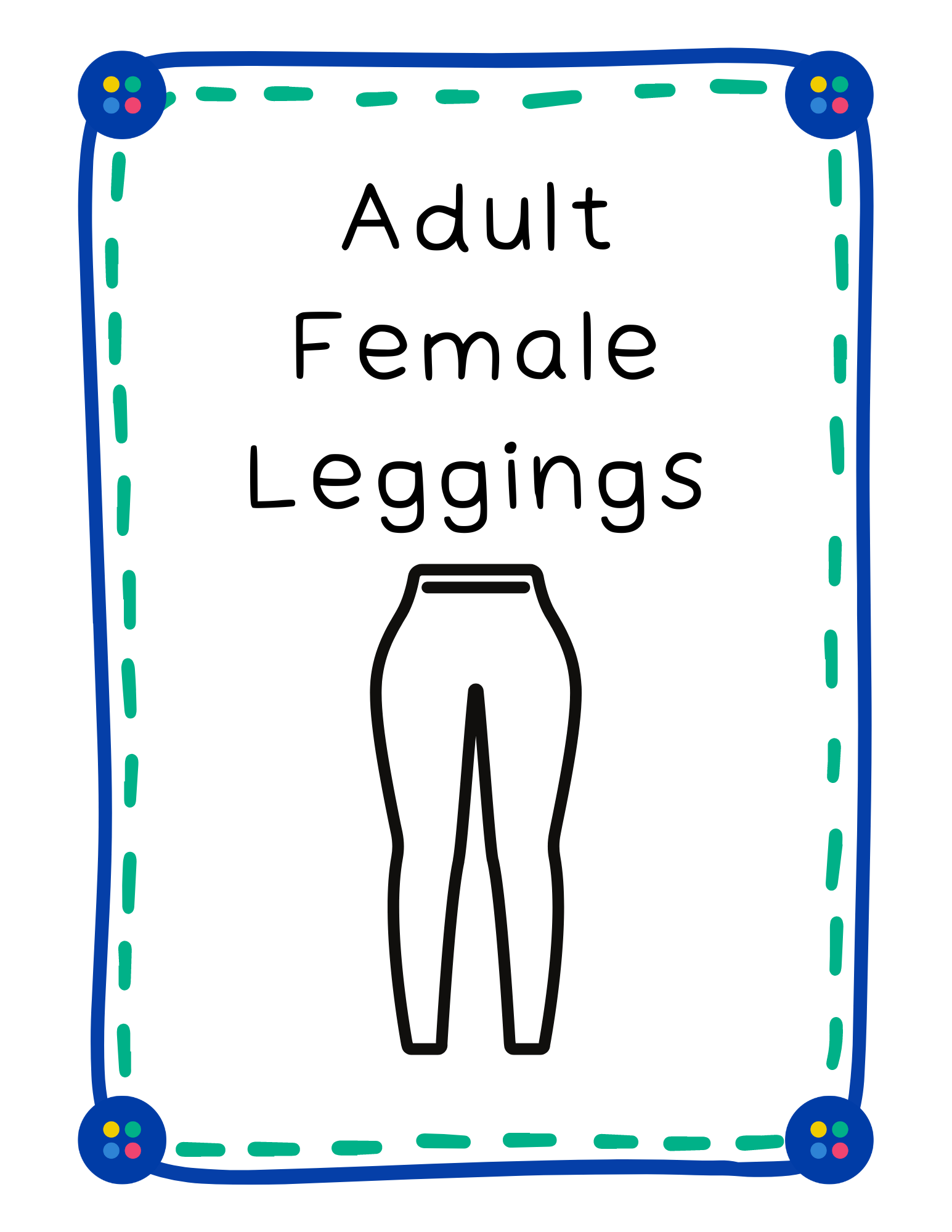 Adult Female Leggings - DP