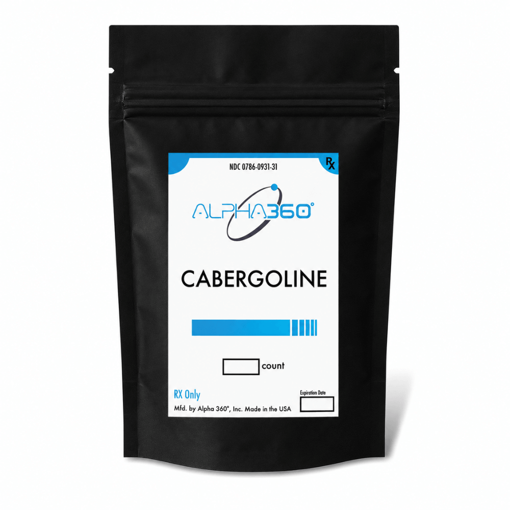 Cabergoline .25 mg / 4 tablets (Coming Soon)