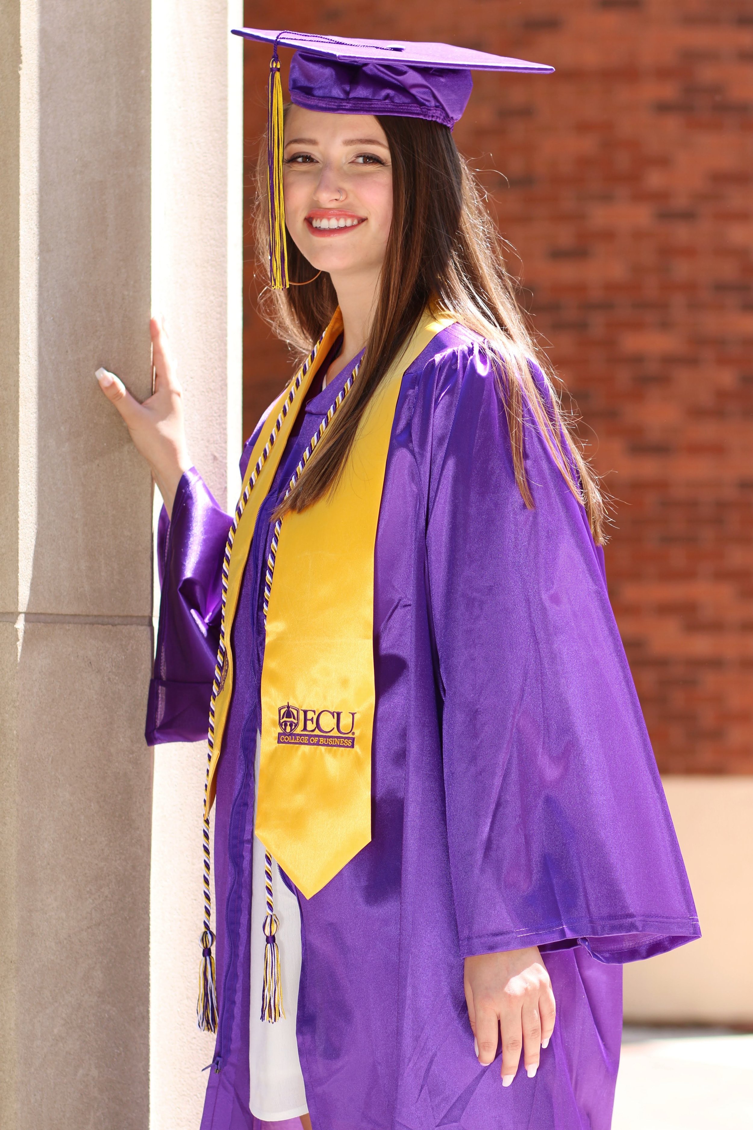 East Carolina university graduation makeup 