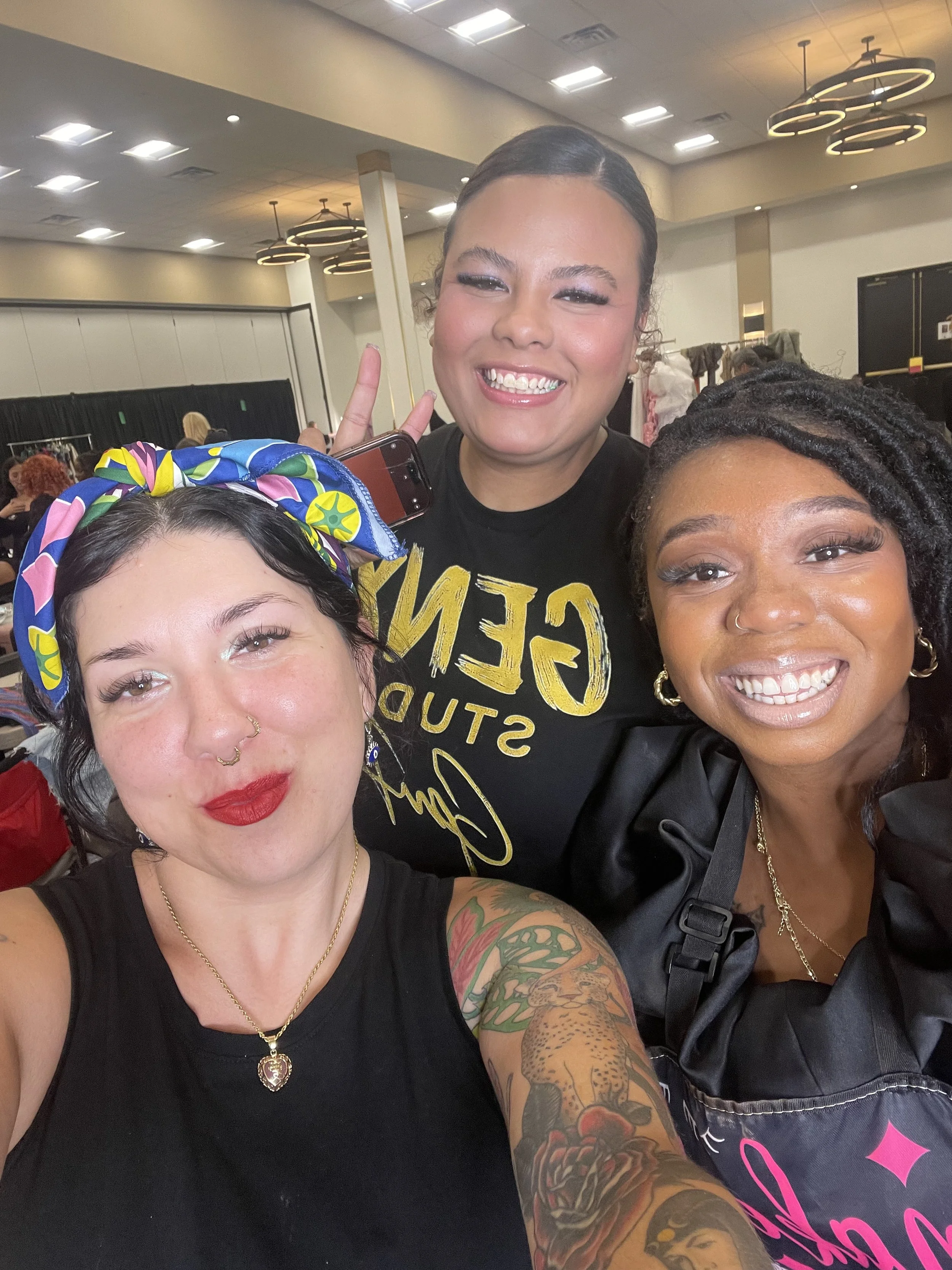 Fashion show makeup
