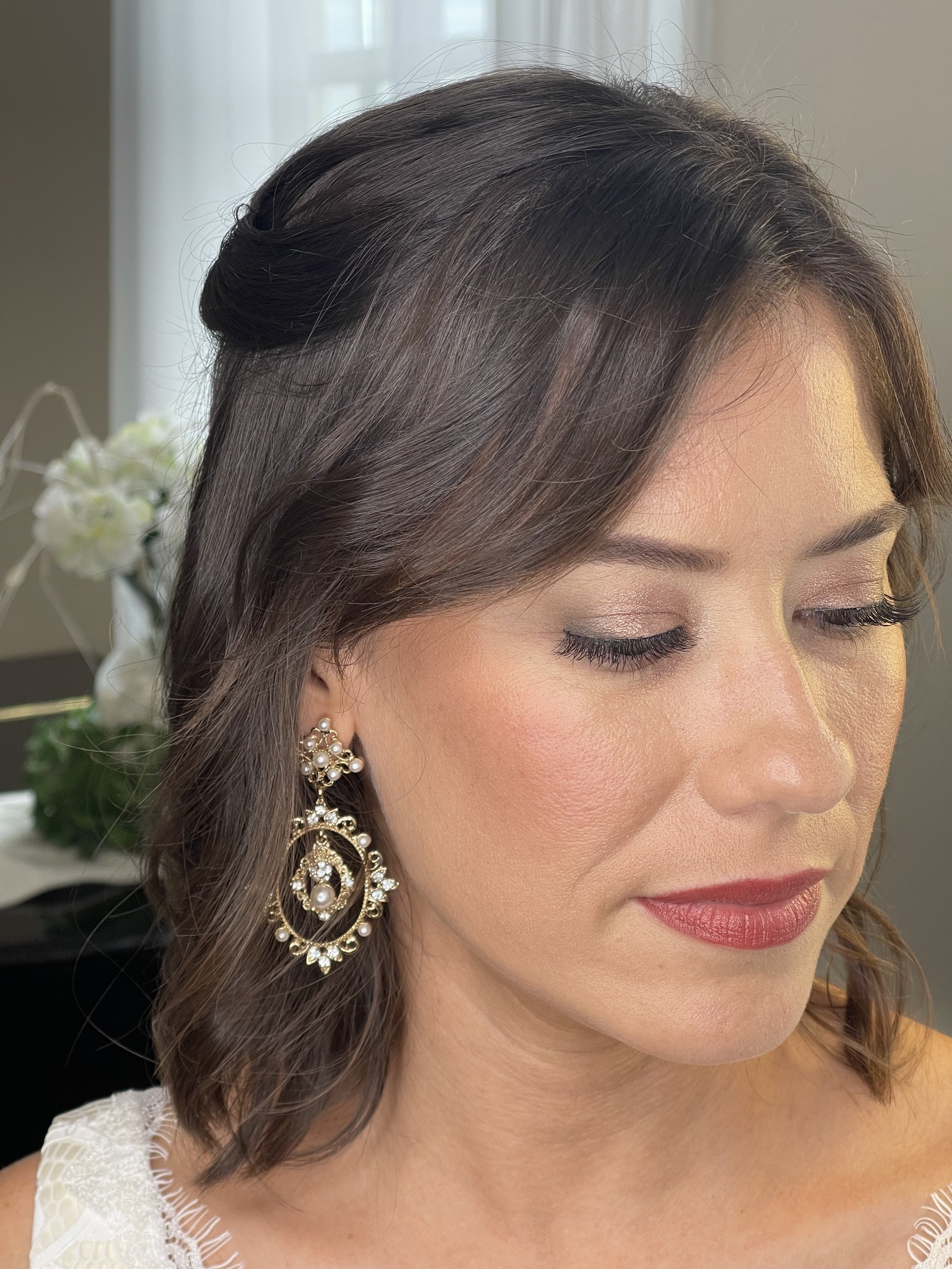 Natural glam Bridal makeup 