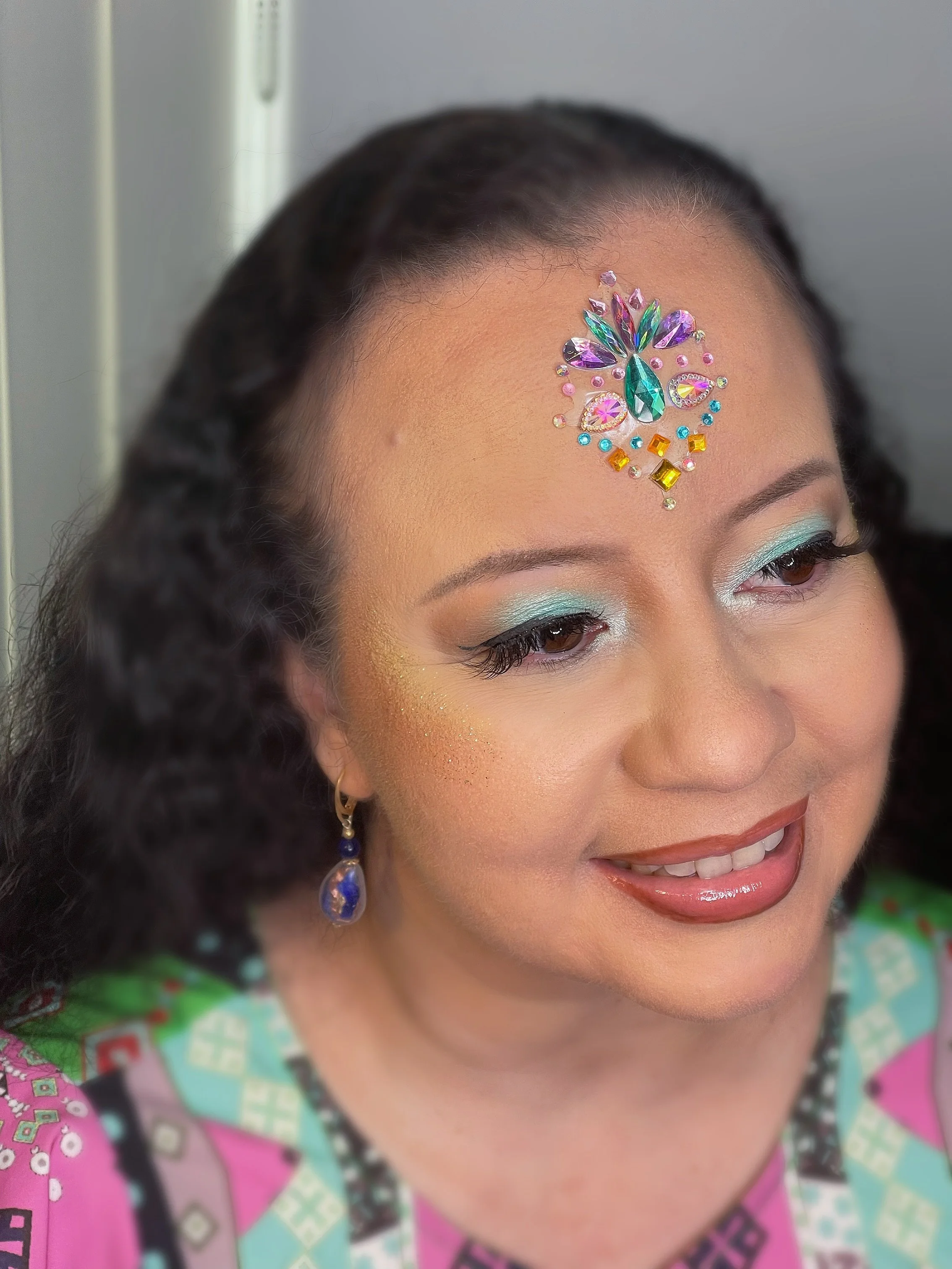 Summer birthday festival theme makeup